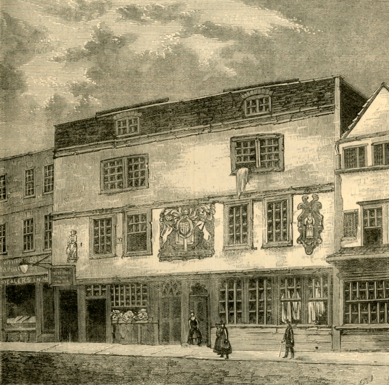 The Fortune Theatre, 1872. tekijältä Unbekannt