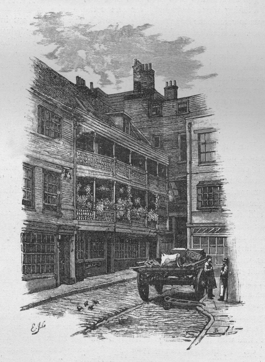 The George Inn, Borough, 1890 tekijältä Unbekannt