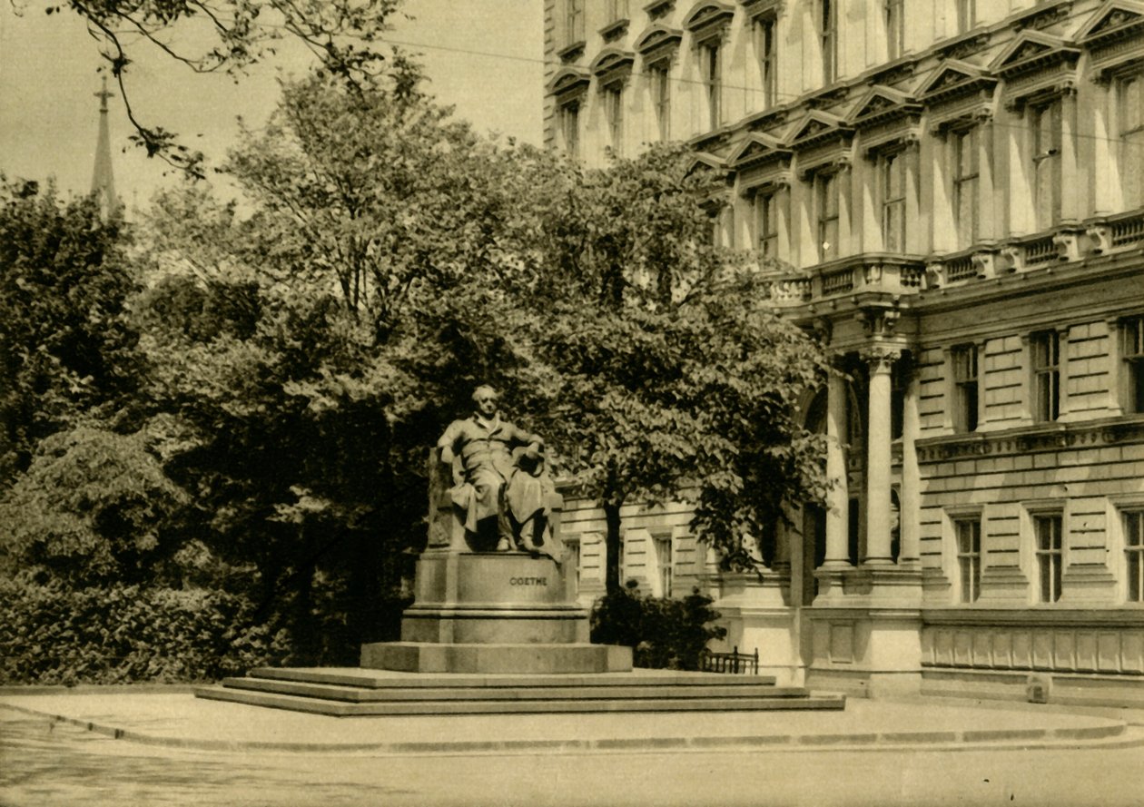 Goethe-monumentti, Wien, Itävalta, 1935. tekijältä Unbekannt