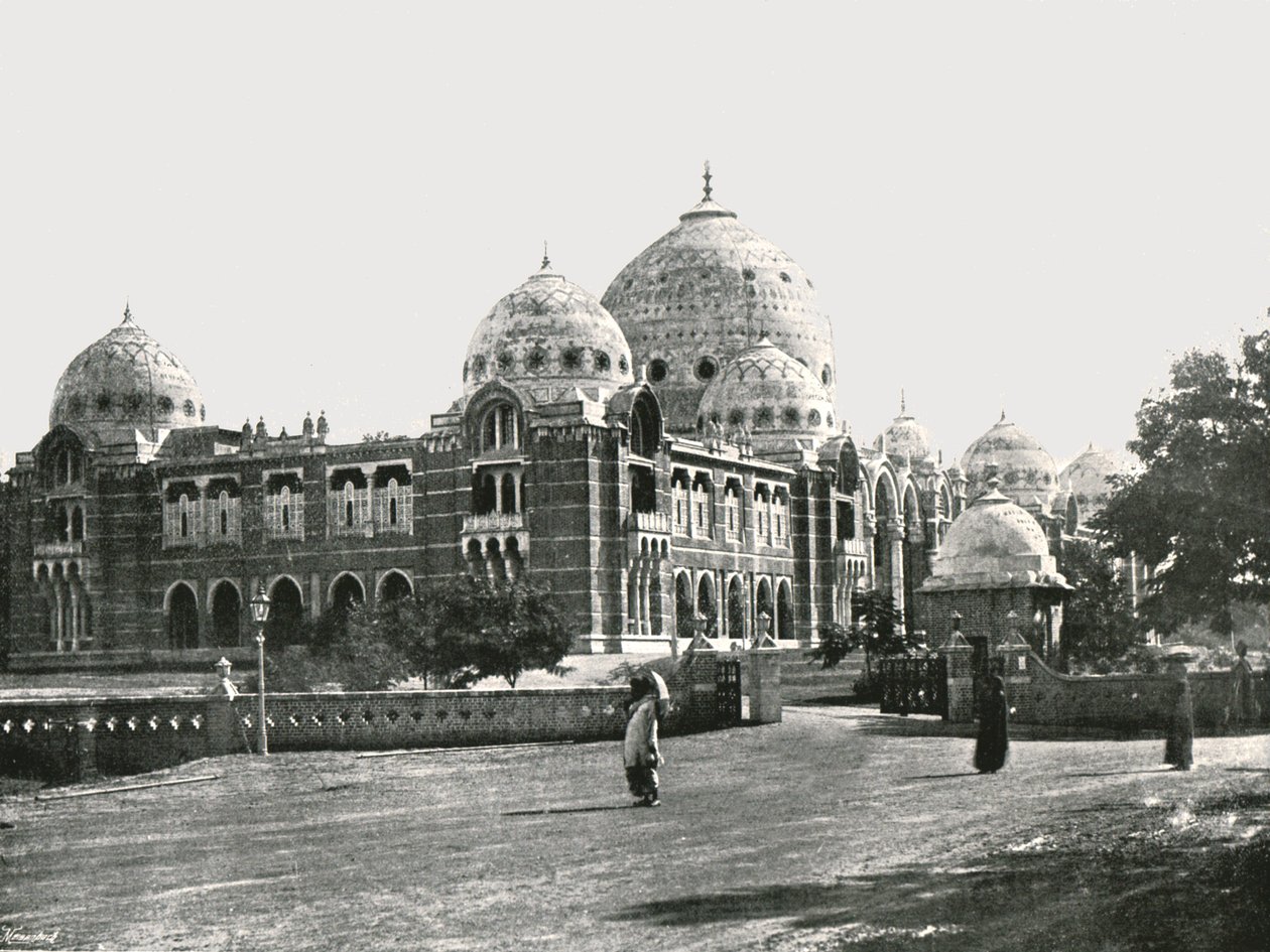The Great College, Baroda, Intia, 1895. tekijältä Unbekannt