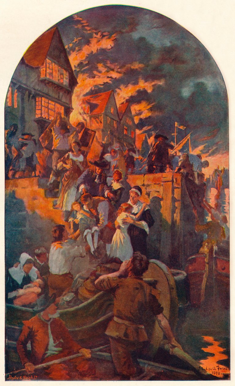 Lontoon suuri palo, 1666 1905 tekijältä Unbekannt