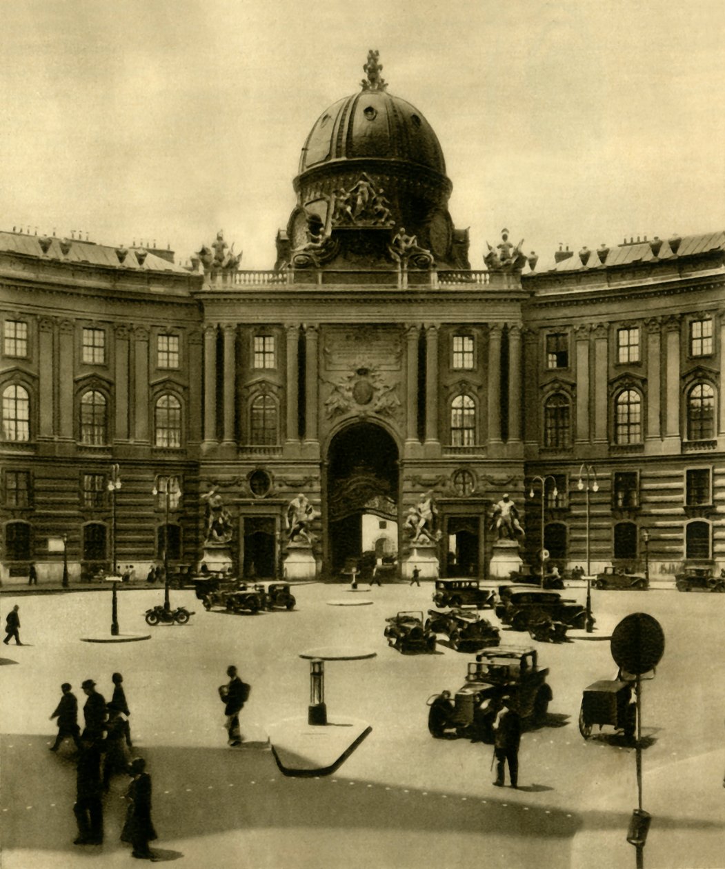 Hofburg, Wien, Itävalta, vuodelta 1935. tekijältä Unbekannt