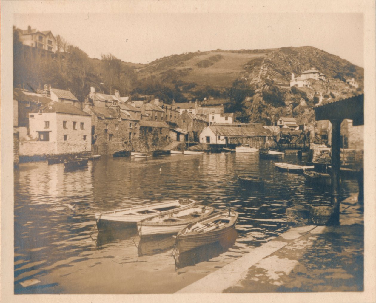 Sisäsatama - Polperro, 1927 tekijältä Unbekannt