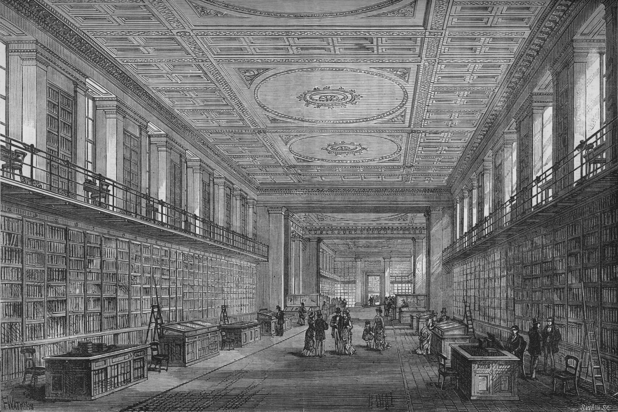 The Kings Library, Lontoo, 1878 tekijältä Unbekannt