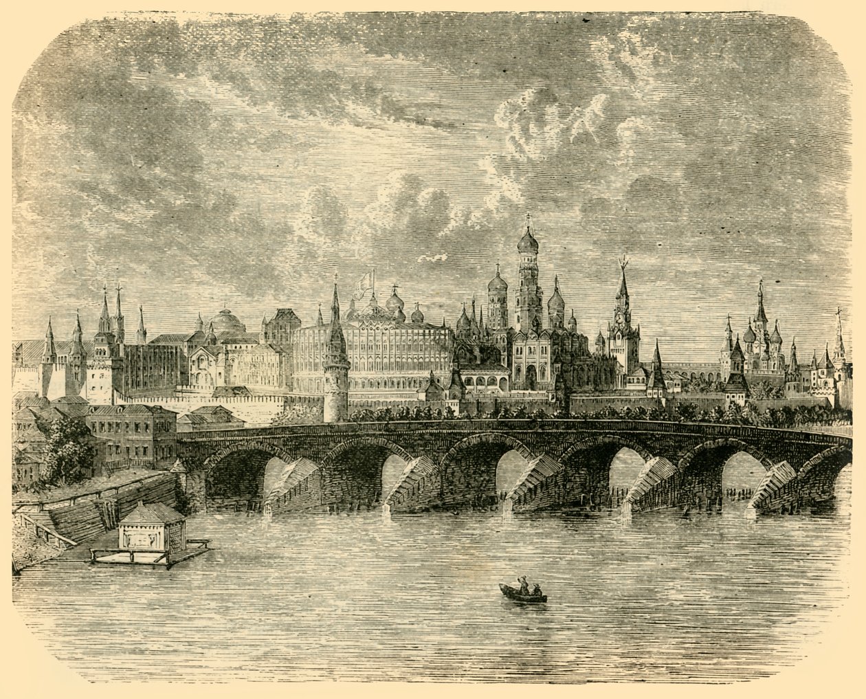 Kreml, Moskova, 1890. tekijältä Unbekannt