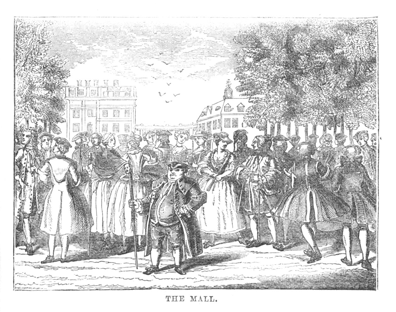 Mall, c1870 tekijältä Unbekannt