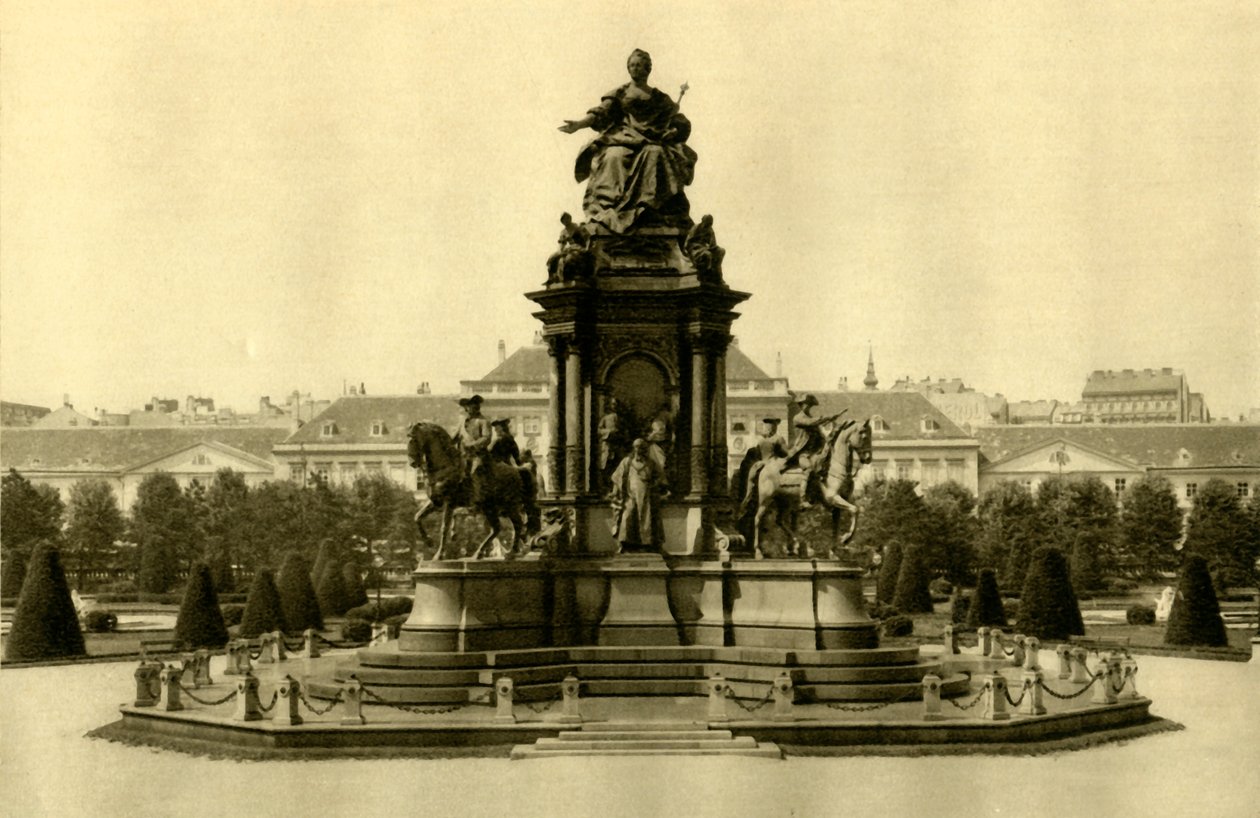 Maria Theresia -monumentti, Wien, Itävalta, 1935. tekijältä Unbekannt