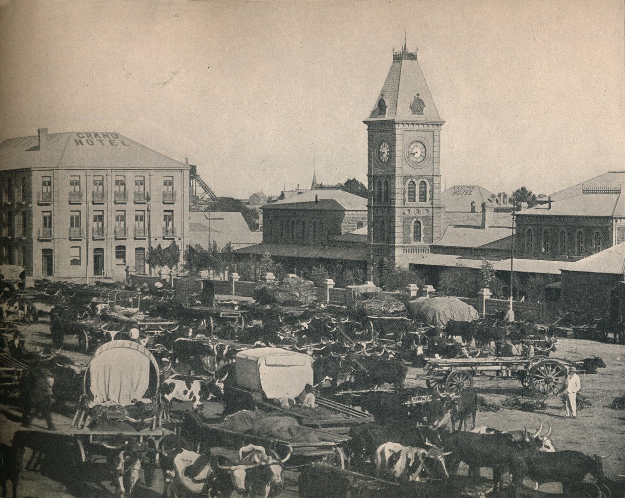 The Market, Kimberley, c1900. tekijältä Unbekannt