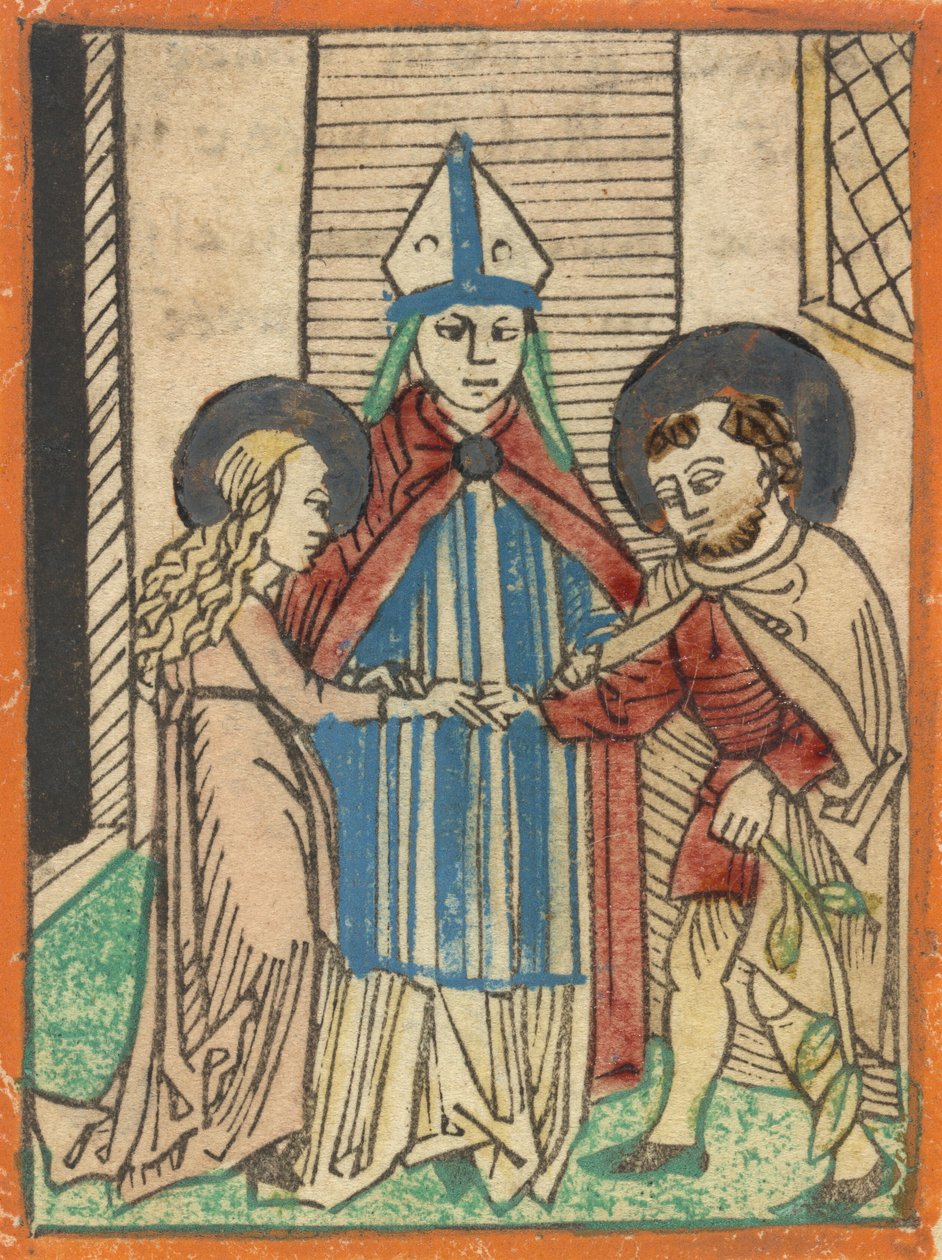 Neitsyen häät, 14801490. tekijältä Unbekannt