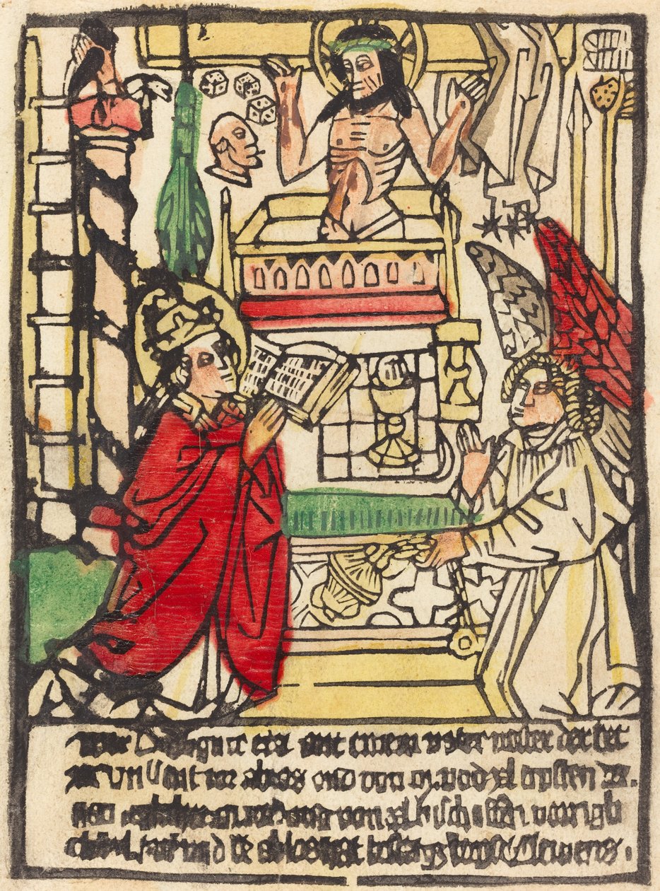 Pyhän Gregorian messu, n. 1470. tekijältä Unbekannt