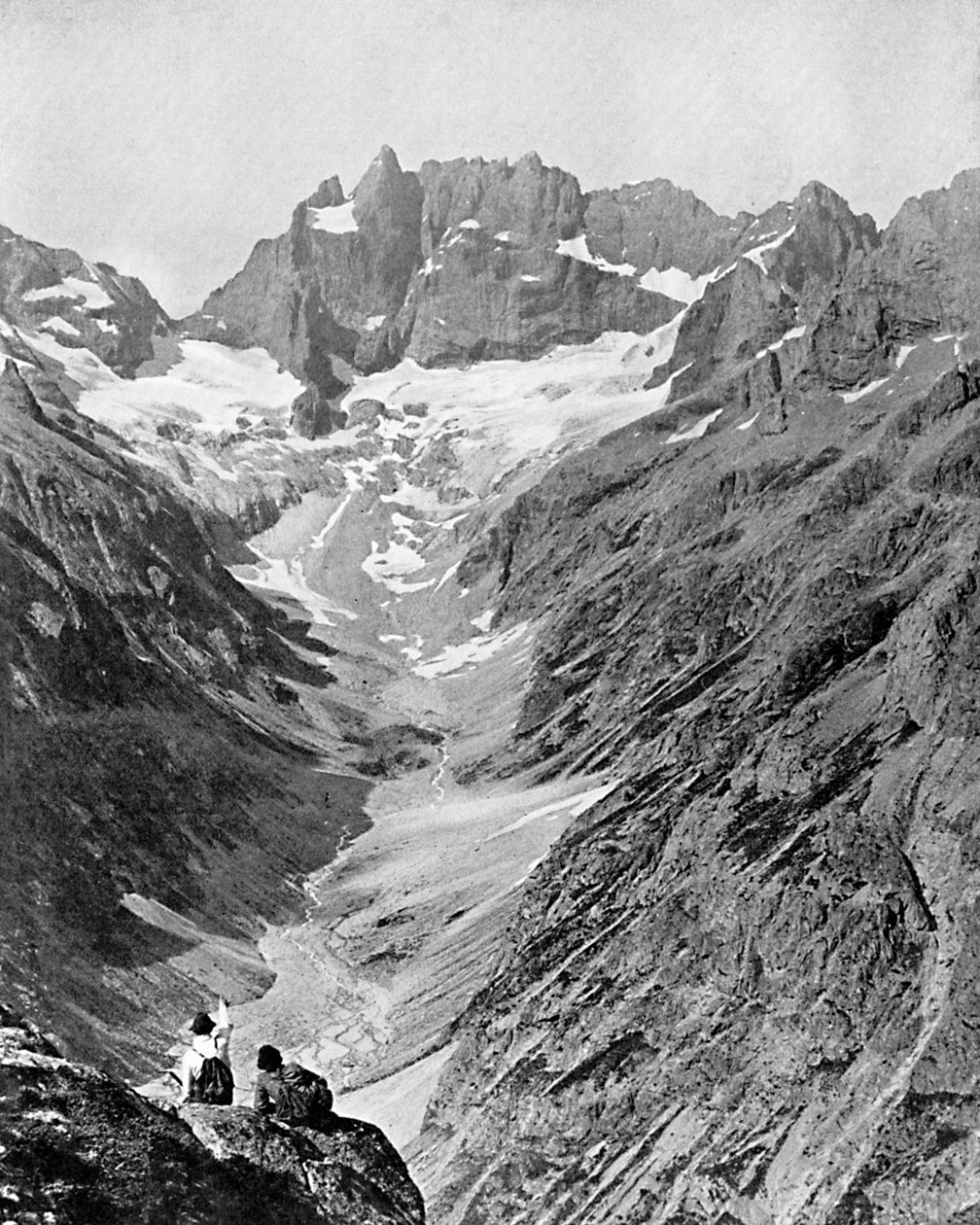 Meije, Alpit, 1900-luvun alku tekijältä Unbekannt