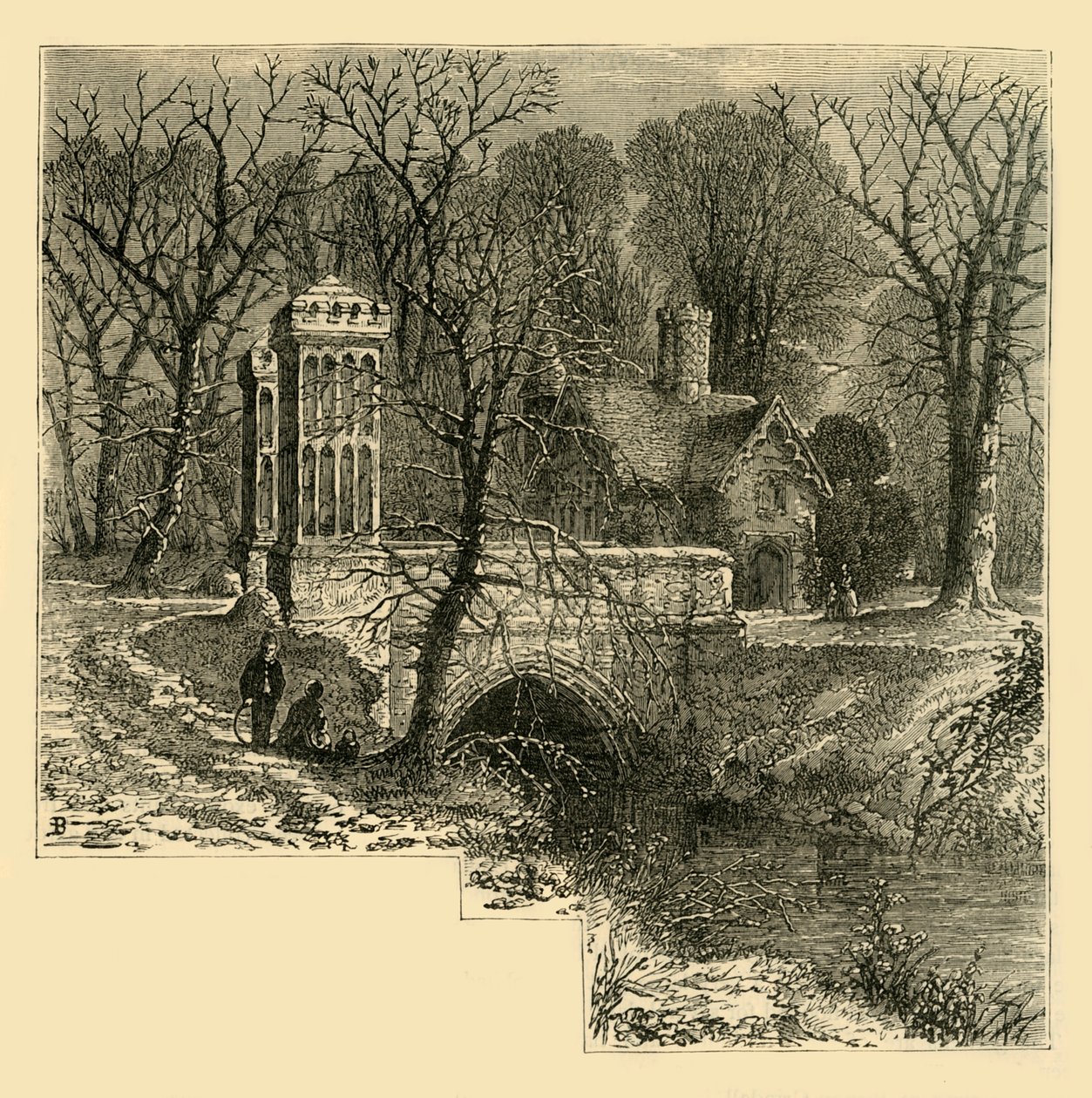 Vallihauta, Fulhamin palatsi, 1878. tekijältä Unbekannt