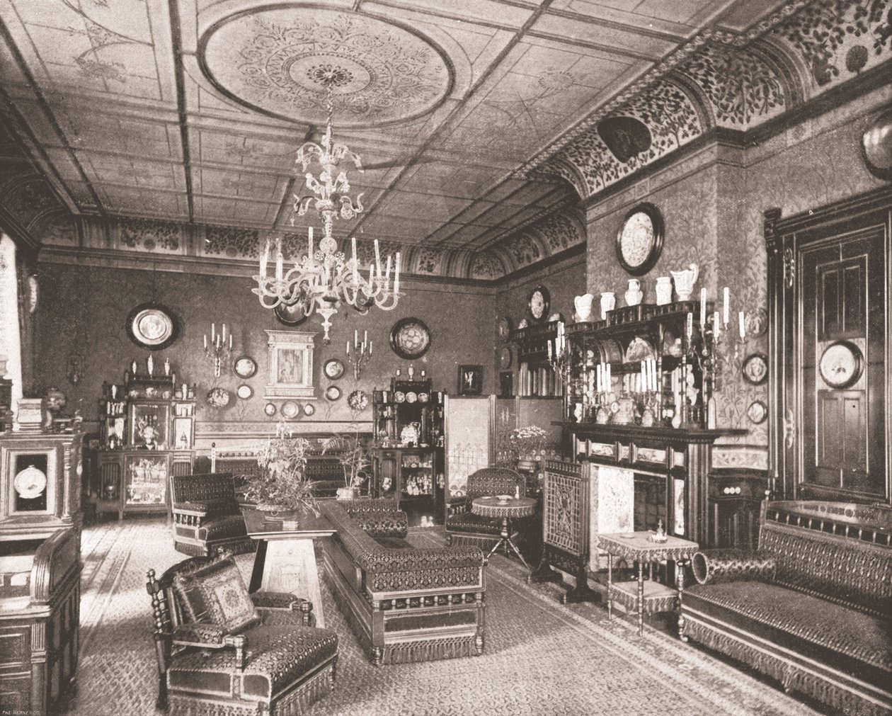 The Morning Room, Clarence House, Lontoo, 1894. tekijältä Unbekannt