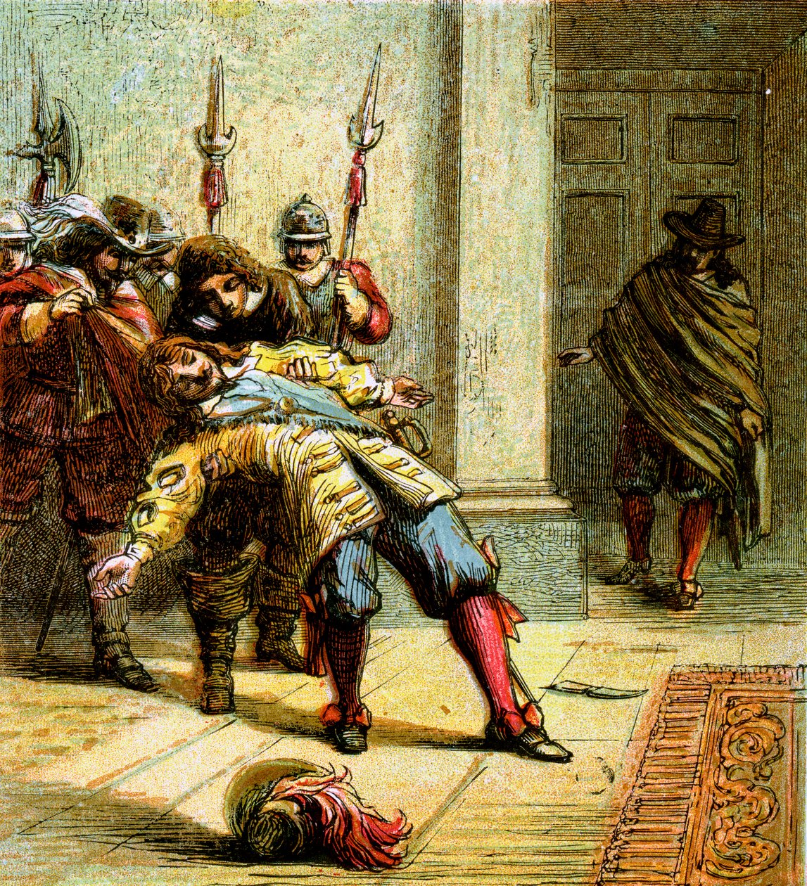Buckinghamin murha, 1628, n. 1850 tekijältä Unbekannt