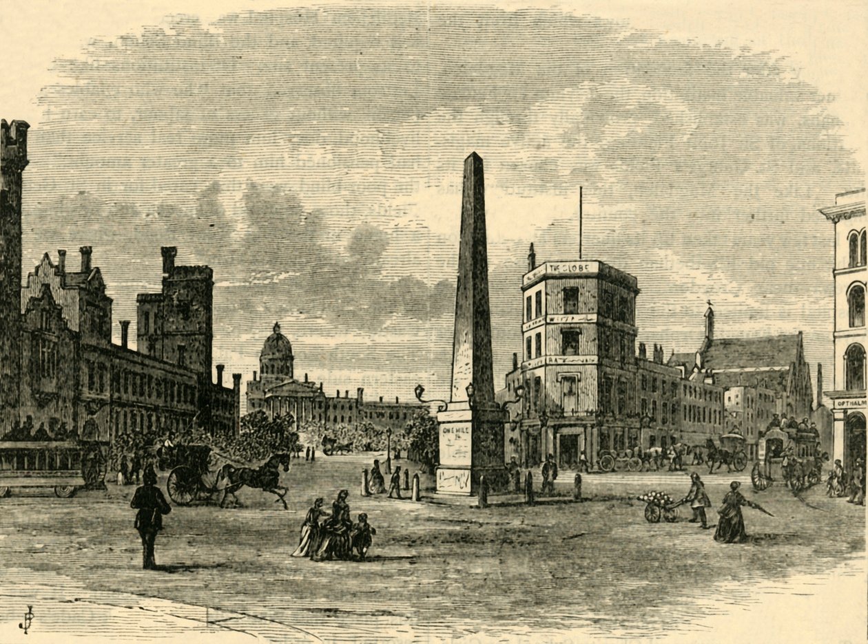 Obeliski St. Georgesin sirkuksessa, c1878. tekijältä Unbekannt