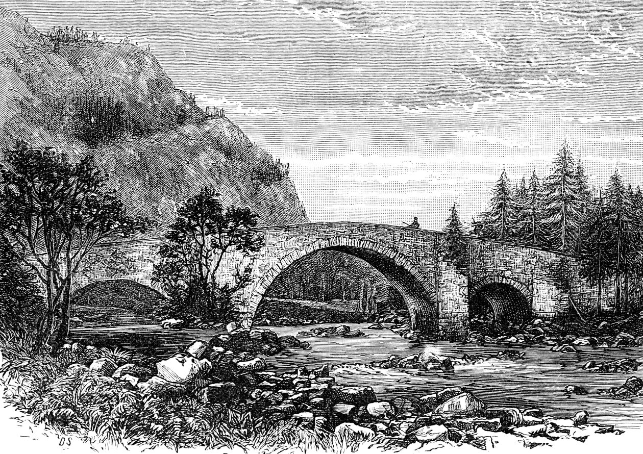 Old Bridge, Invercauld, Skotlanti, 1900 tekijältä Unbekannt