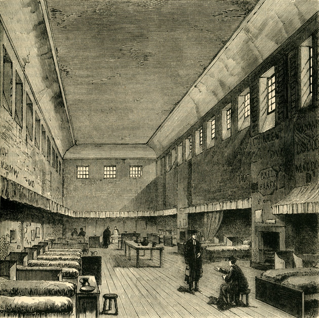 Vanha asuntola 1840, 1881. tekijältä Unbekannt