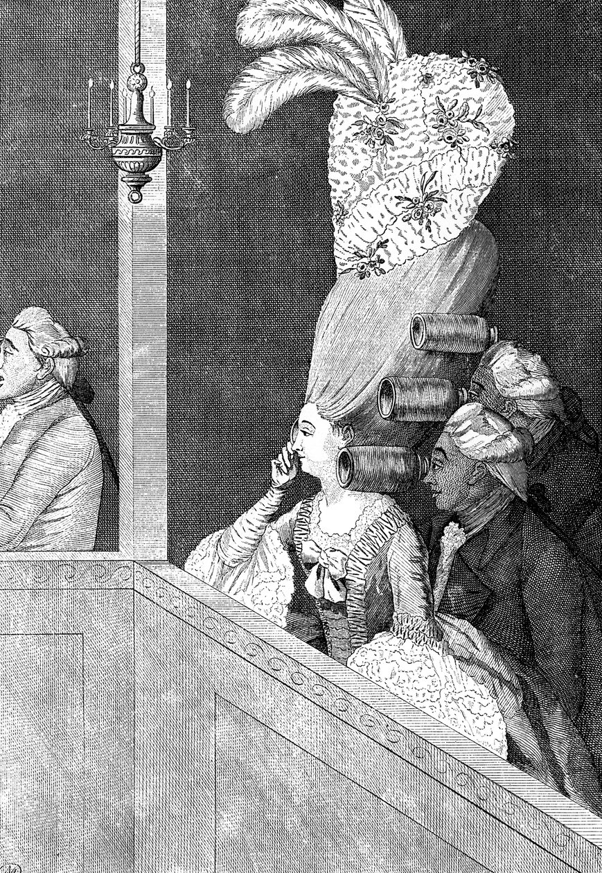 Optiset kiharat, 1700-luku tekijältä Unbekannt