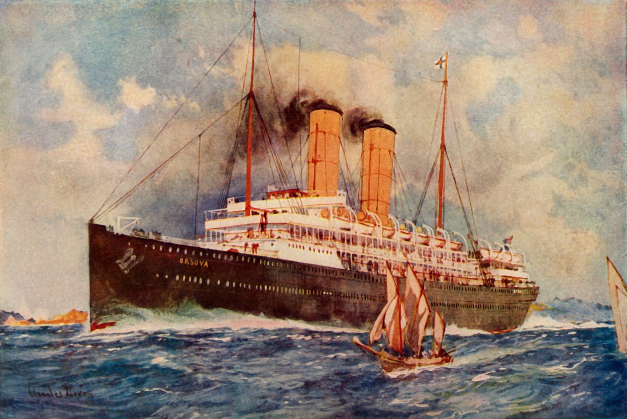 Orsova Orient Line, 1930. tekijältä Unbekannt