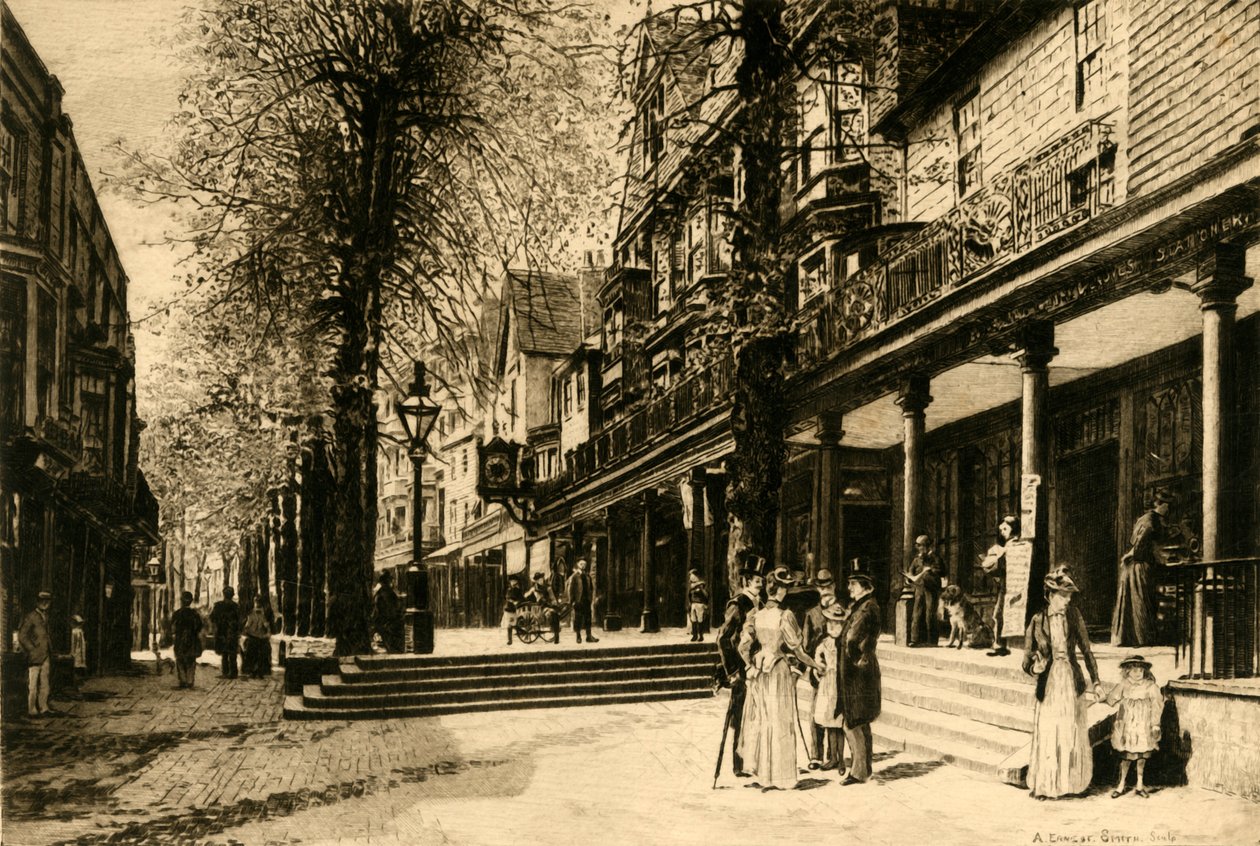 Pantiles, Tunbridge Wells, 1898. tekijältä Unbekannt