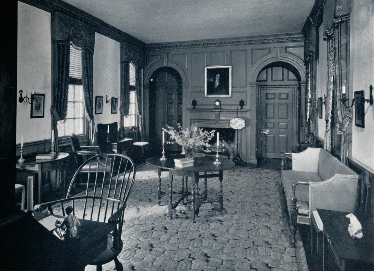 The Parlor of the Raleigh Tavern, vuodelta 1938 tekijältä Unbekannt