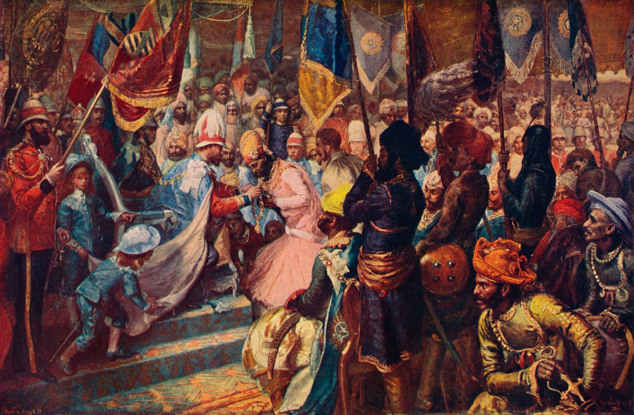 Walesin prinssi Intiassa, 1876 1906. tekijältä Unbekannt