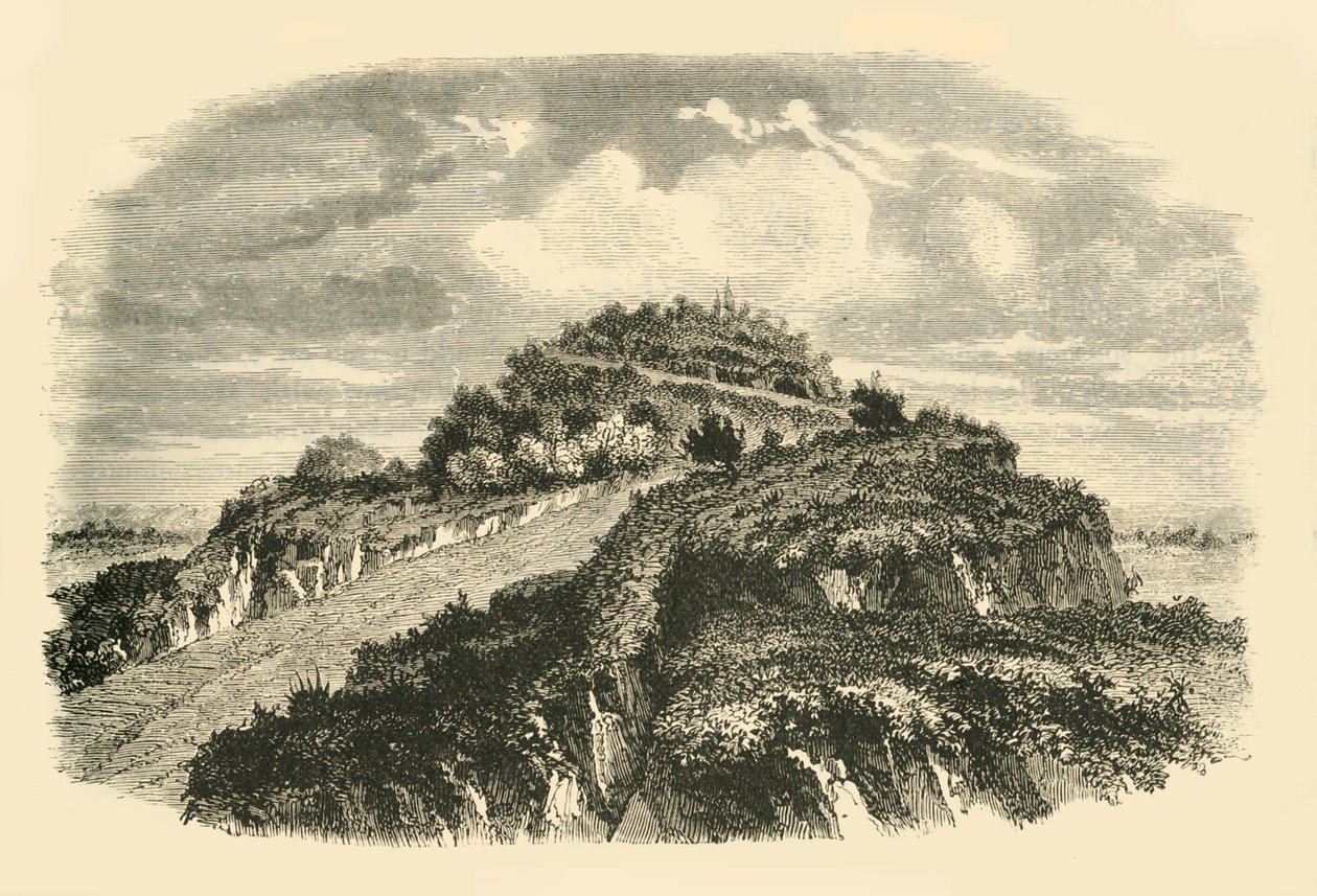 Cholulan pyramidi, 1890. tekijältä Unbekannt