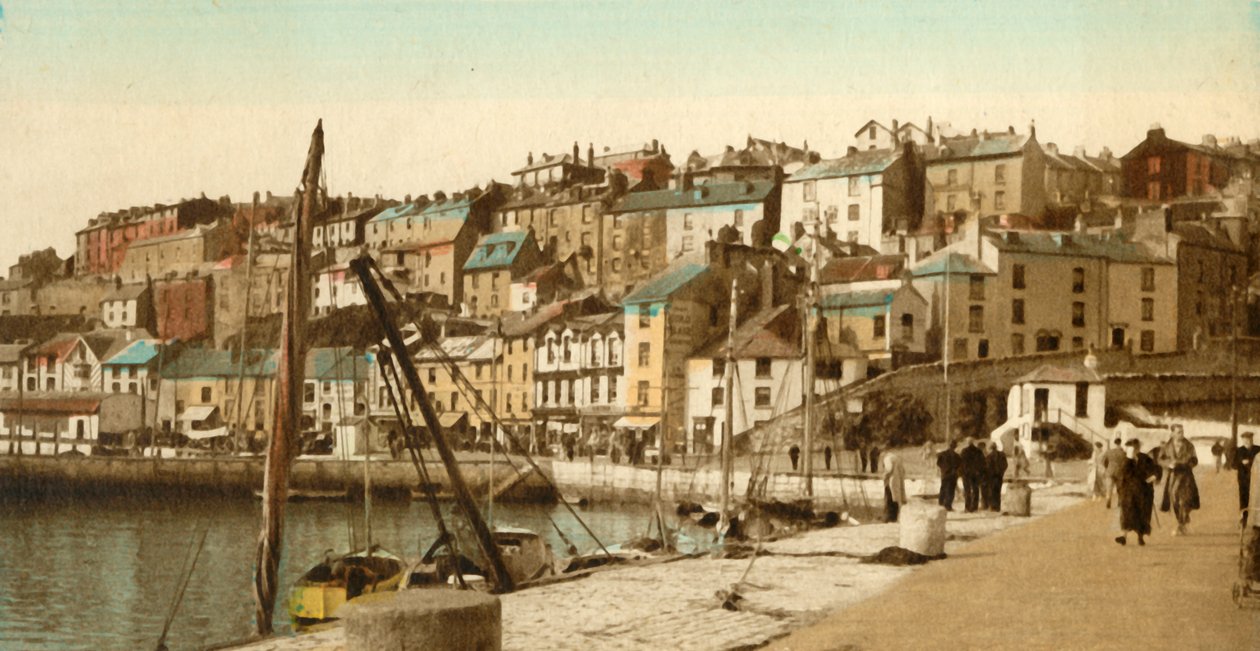 The Quayside, Brixham, 1940-luku. tekijältä Unbekannt