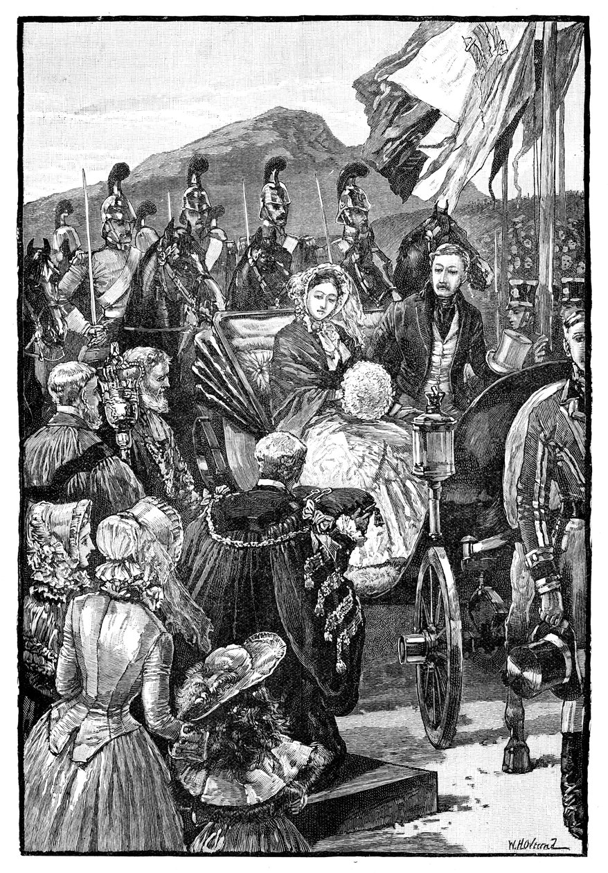Queensin tulo Edinburghiin, 1840-luku, 1900 tekijältä Unbekannt