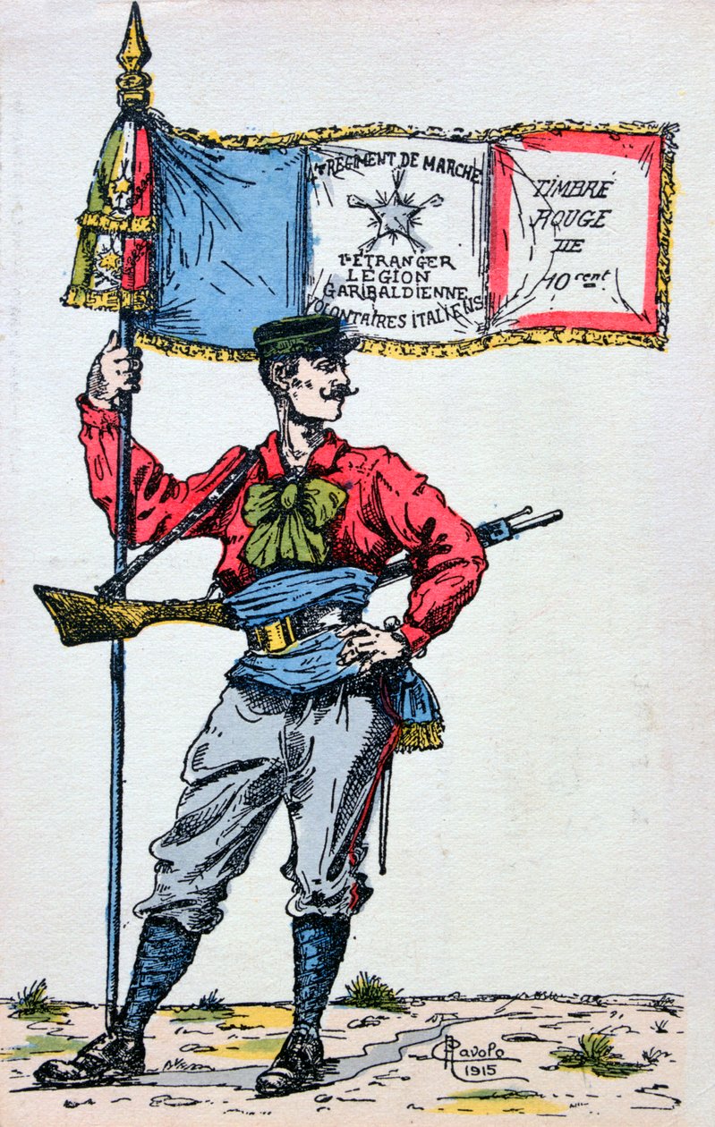 The Redshirts, Legion Garibaldienne, 1915 tekijältä Unbekannt