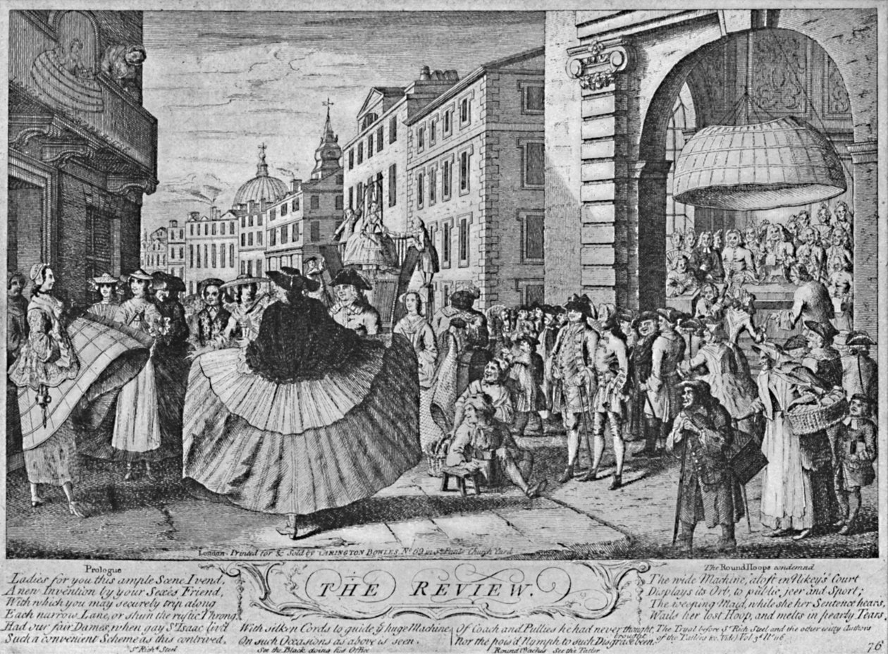 Arvostelu: Satire on Hoops, c1733, 1904 tekijältä Unbekannt