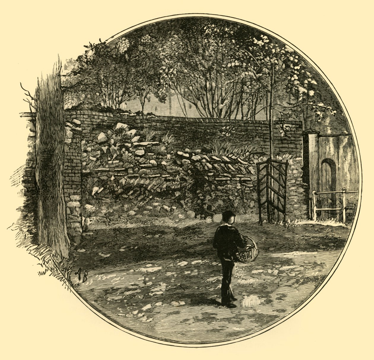 Rooman muuri Dorchesterissa, 1898. tekijältä Unbekannt