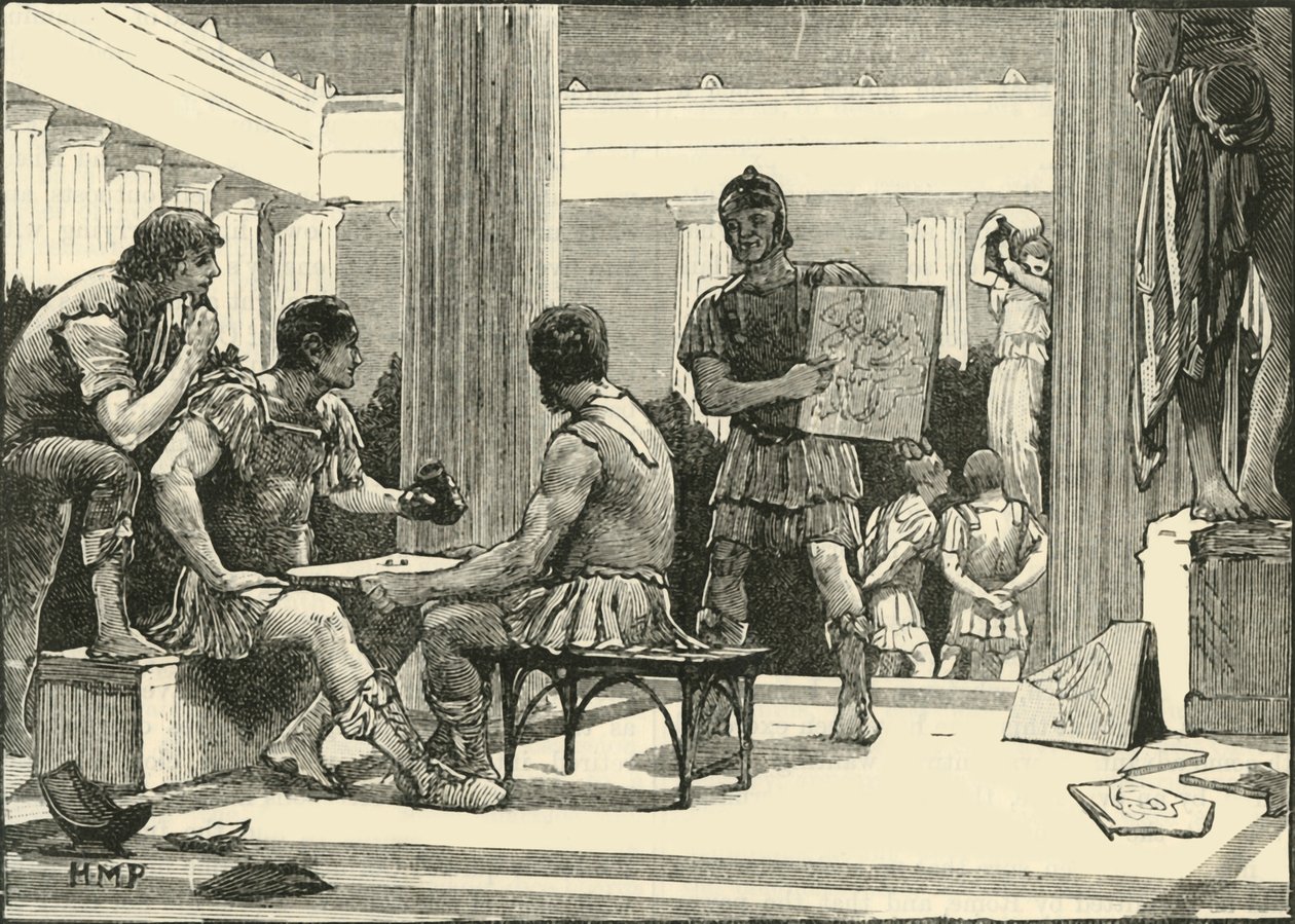Roomalaiset Korintissa, 1890. tekijältä Unbekannt