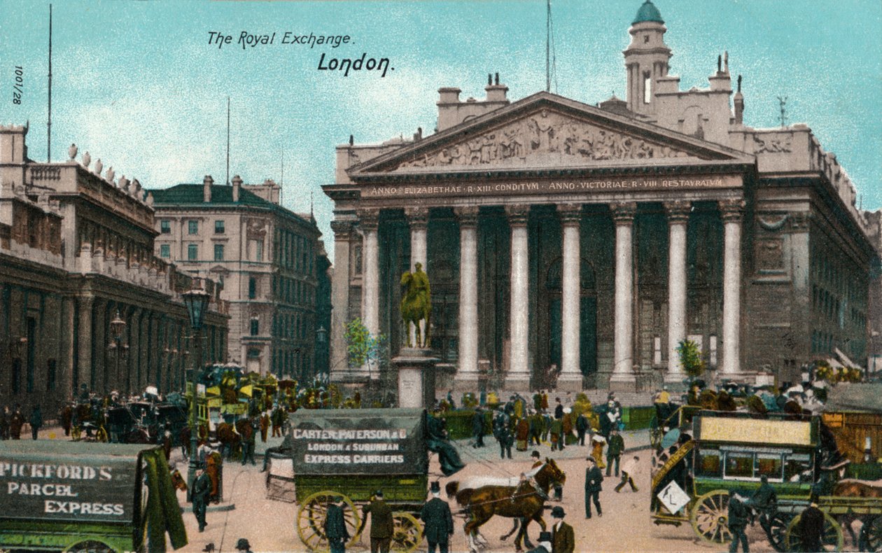 Royal Exchange, Lontoo, 1910 tekijältä Unbekannt