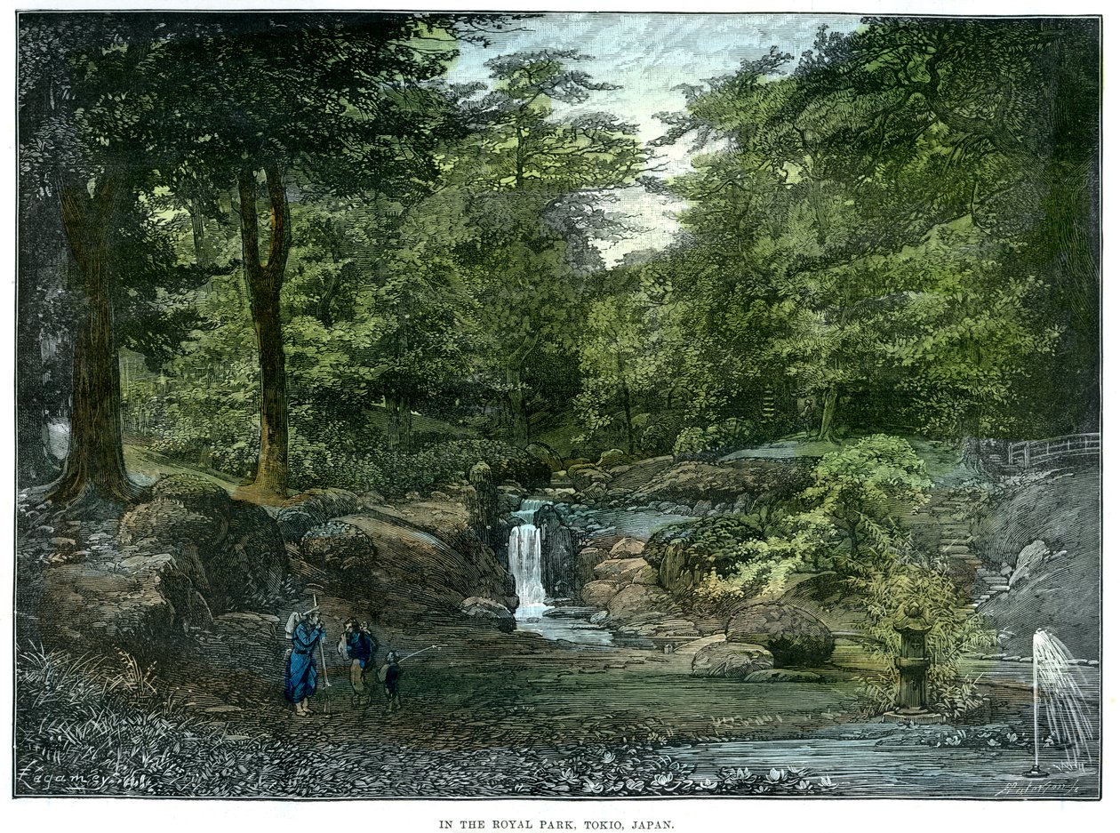 Royal Park, Tokio, Japani, 1889 tekijältä Unbekannt