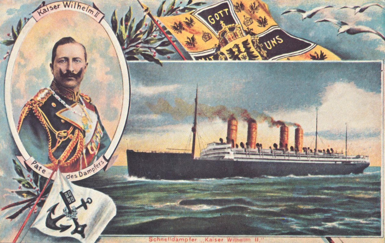 SS Keisari Wilhelm II, 1910. tekijältä Unbekannt