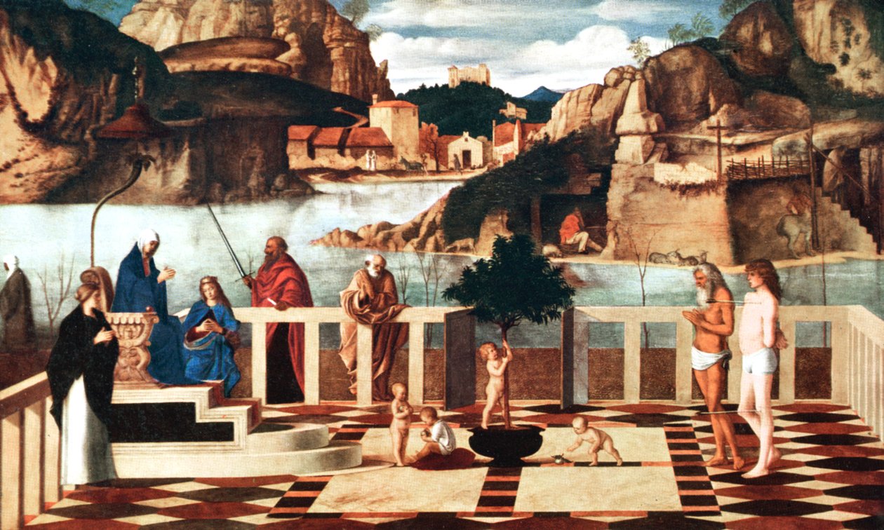 Pyhä allegoria, 1490-1500, 1925 tekijältä Unbekannt