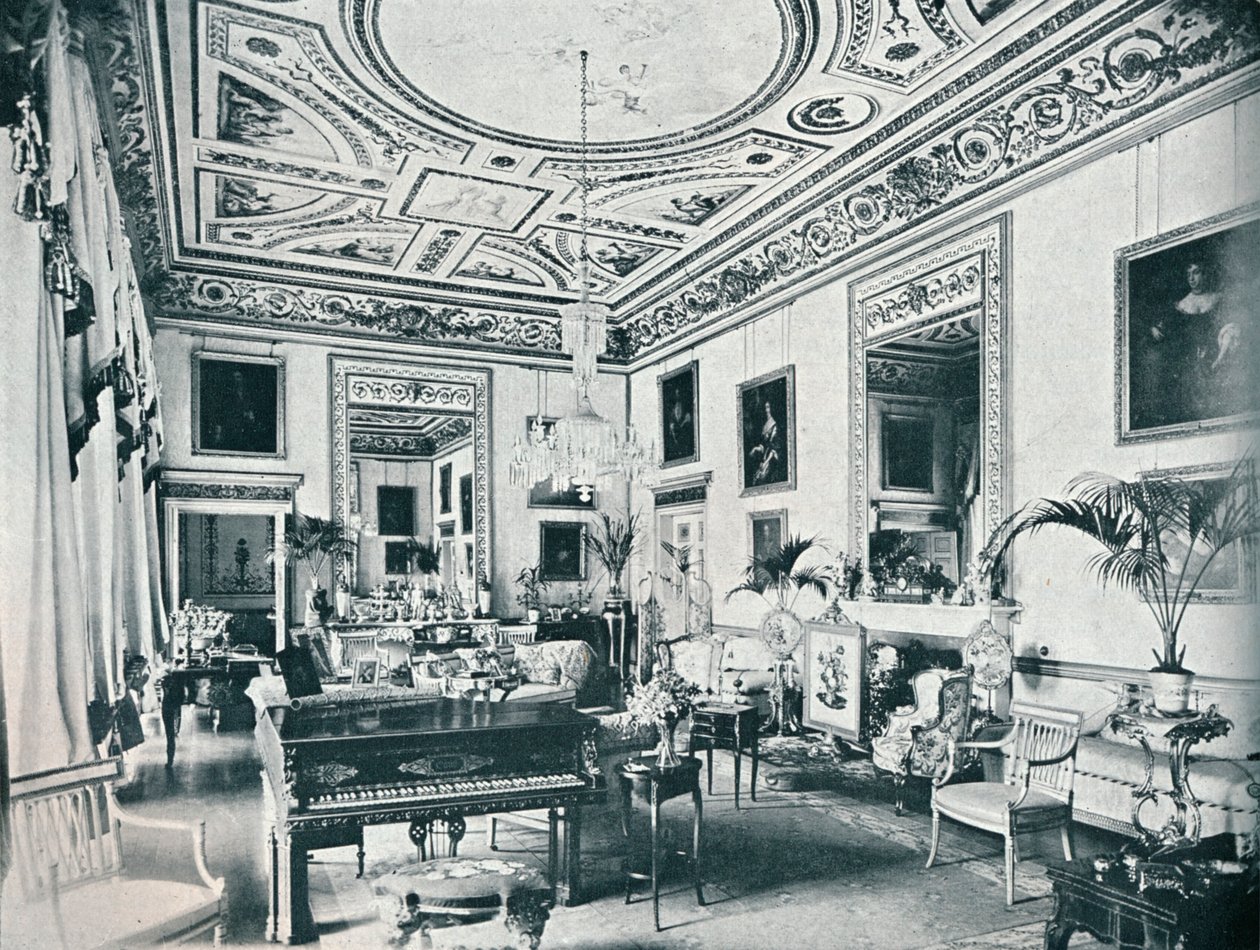 Salon, Avington, 1908 tekijältä Unbekannt