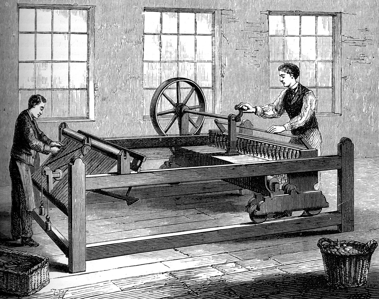 Slubbing-Billy, c1880 tekijältä Unbekannt