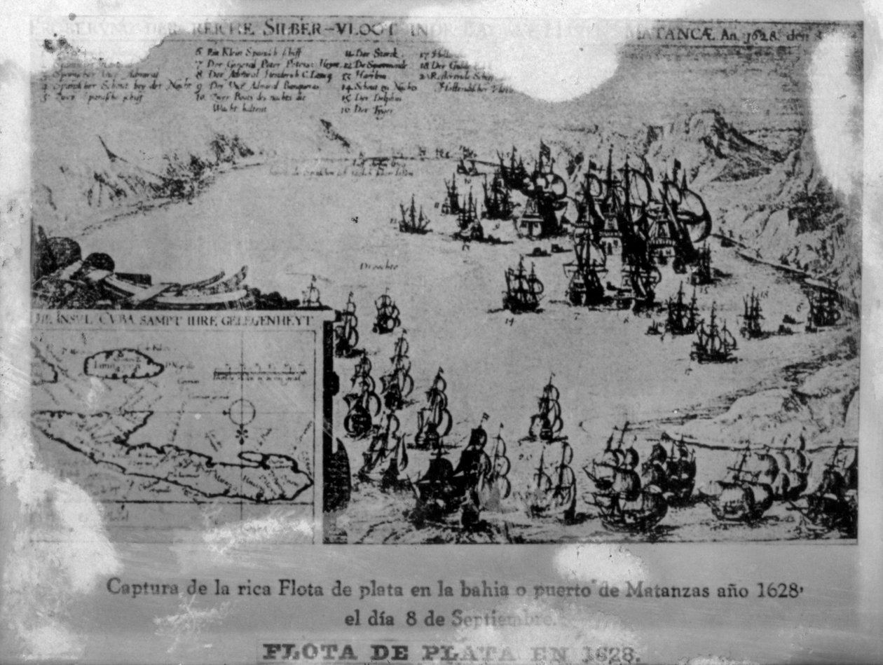 Espanjan hopealaivasto, 1628, 1920-luku tekijältä Unbekannt