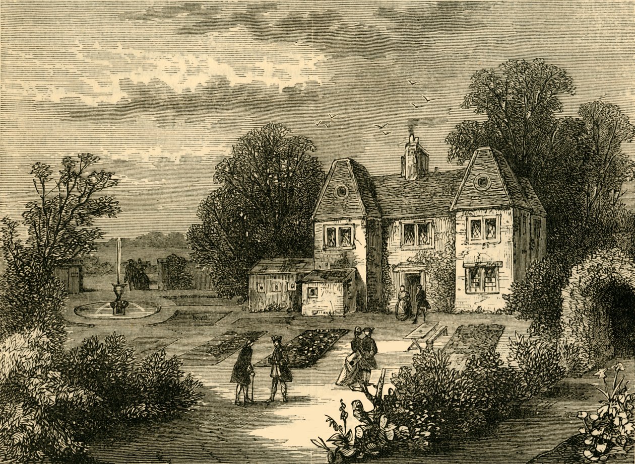 Kevätpuutarha, maailmojen loppu, n. 1876. tekijältä Unbekannt