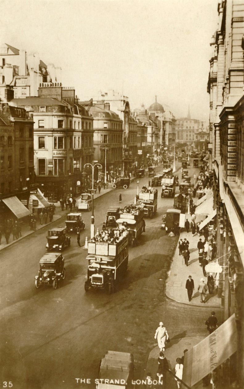 The Strand, Lontoo, 1929. tekijältä Unbekannt