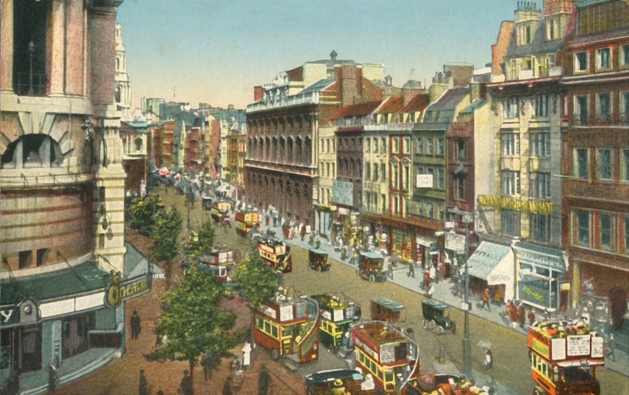 The Strand, Lontoo, vuonna 1910. tekijältä Unbekannt