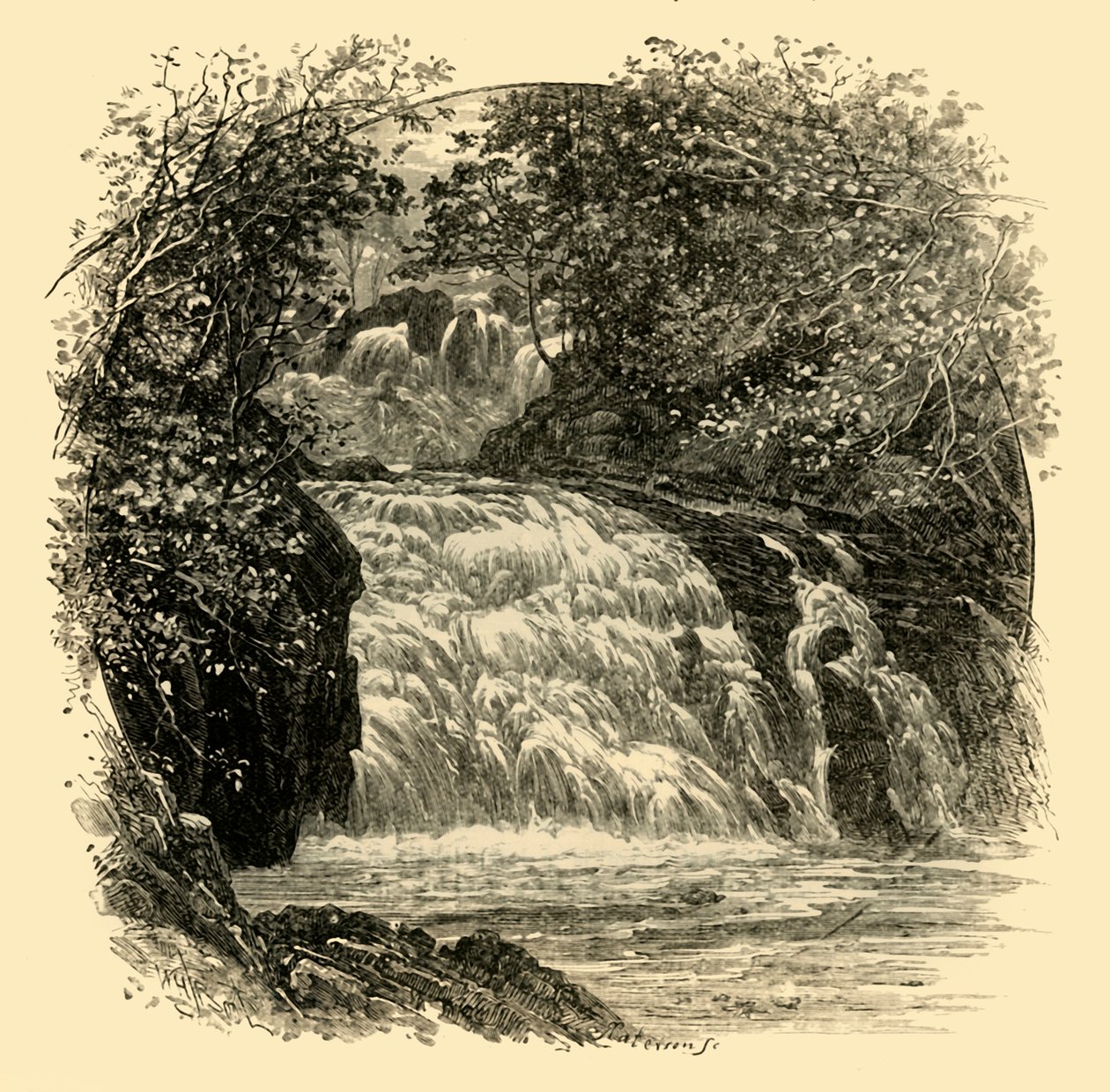 Swallow Falls, 1898. tekijältä Unbekannt