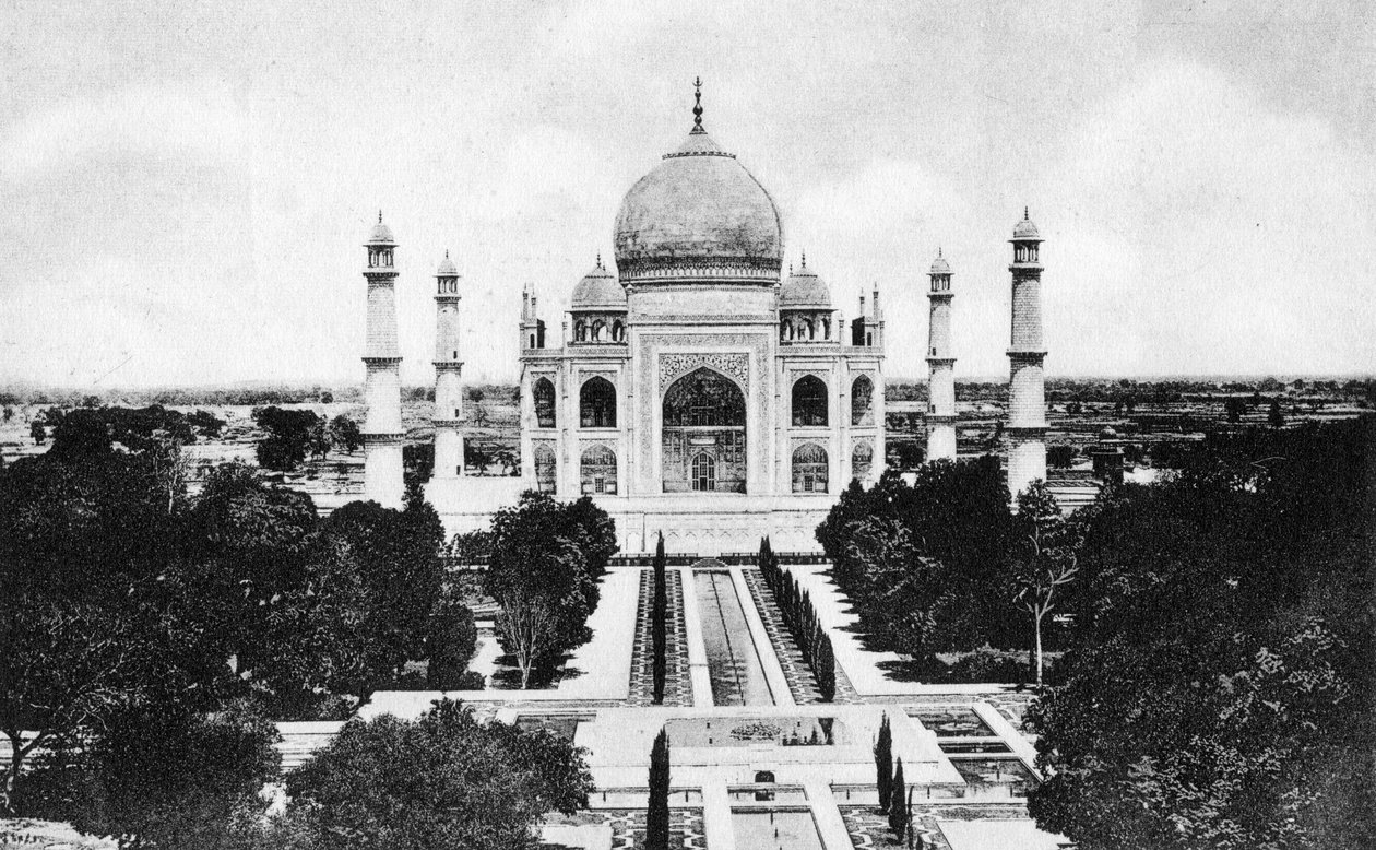 Taj Mahal, Agra, 1900-luku tekijältä Unbekannt