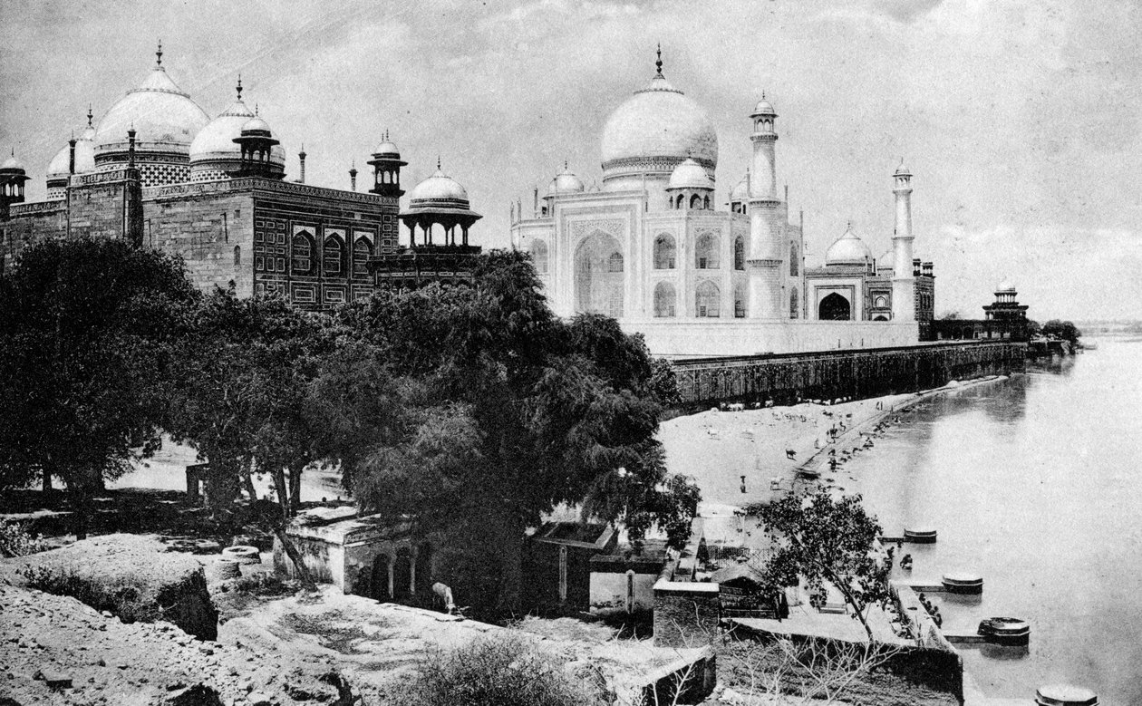 Taj Mahal, Agra, 1900-luku tekijältä Unbekannt