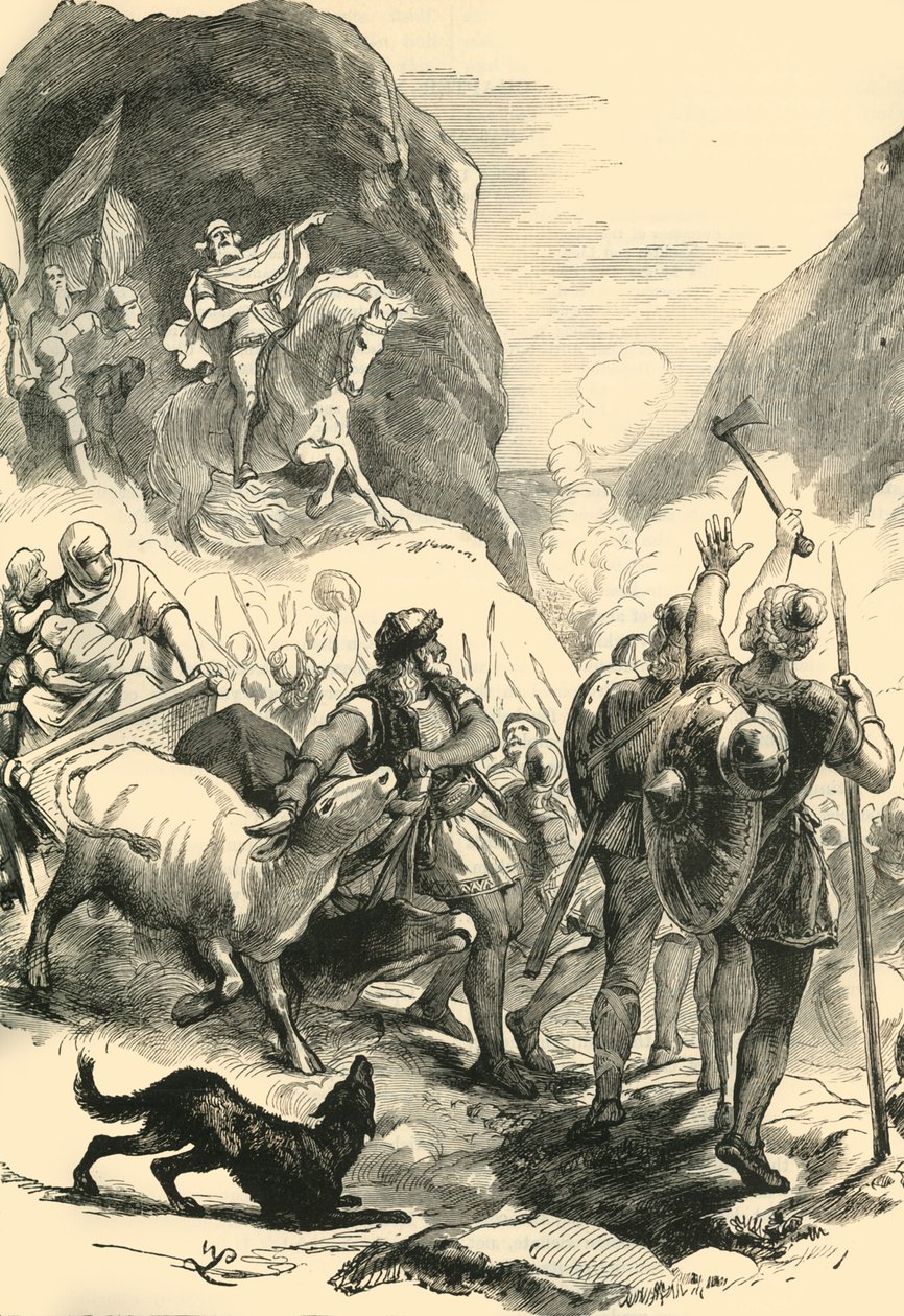 Teutonit maaliskuussa 1890. tekijältä Unbekannt