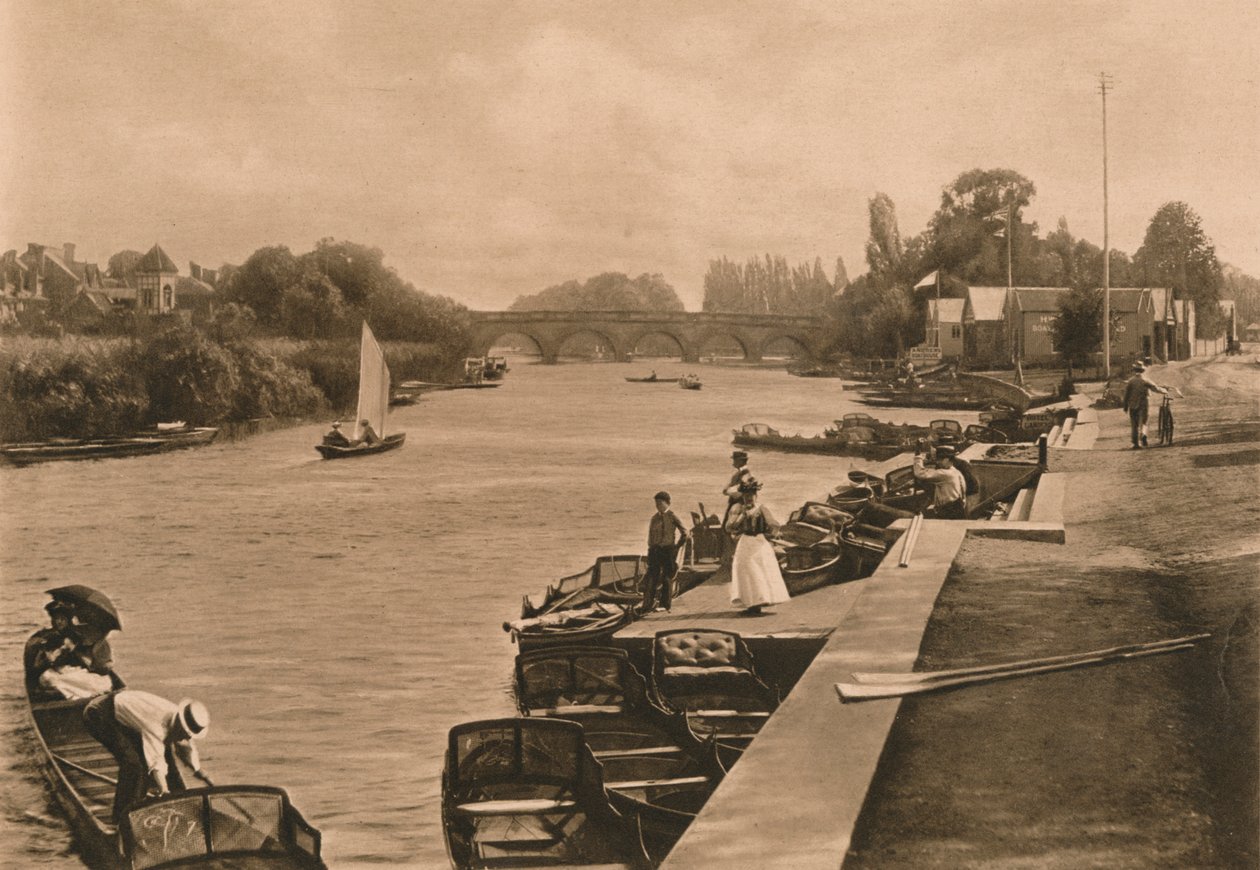 Thames Maidenheadissa, 1902 tekijältä Unbekannt
