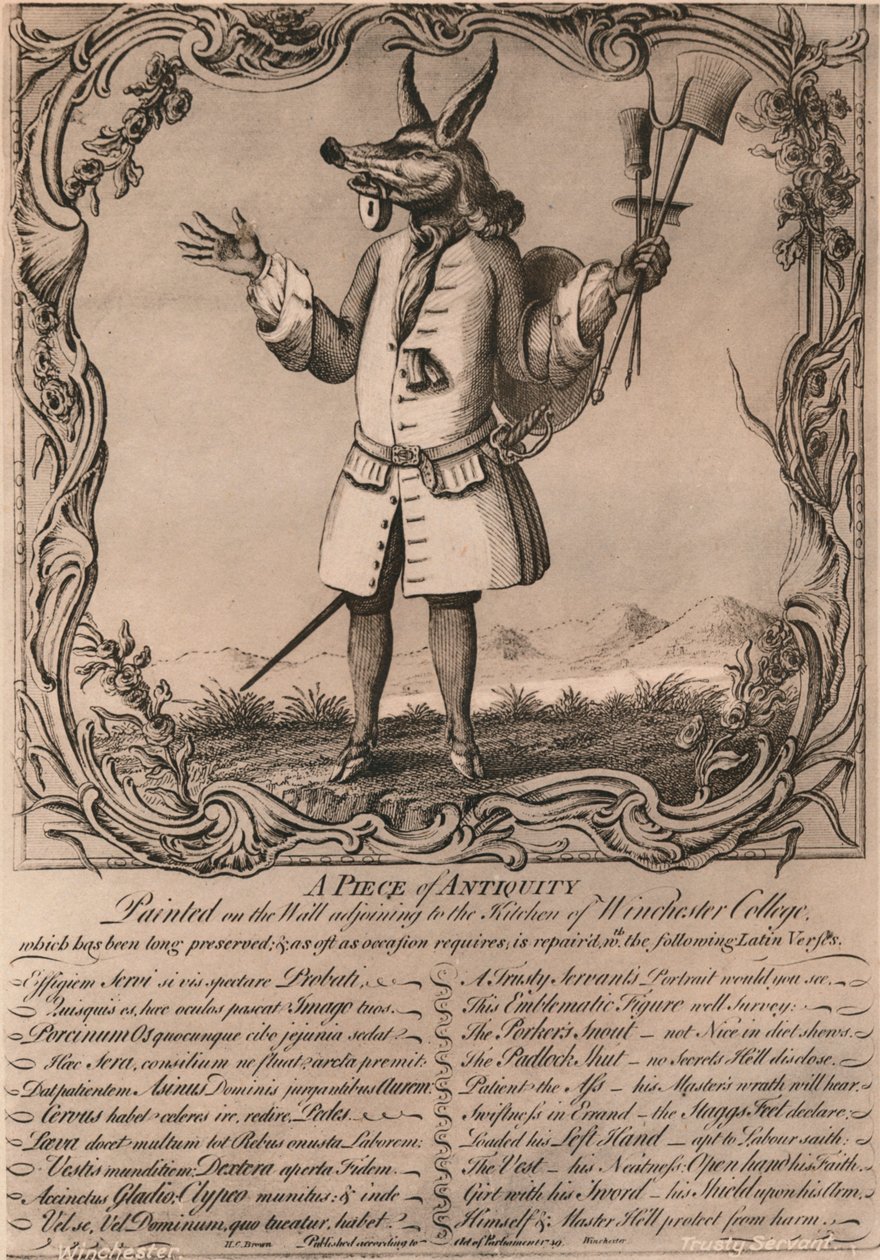 Luotettava palvelija, 1579 1900-luvun alku tekijältä Unbekannt