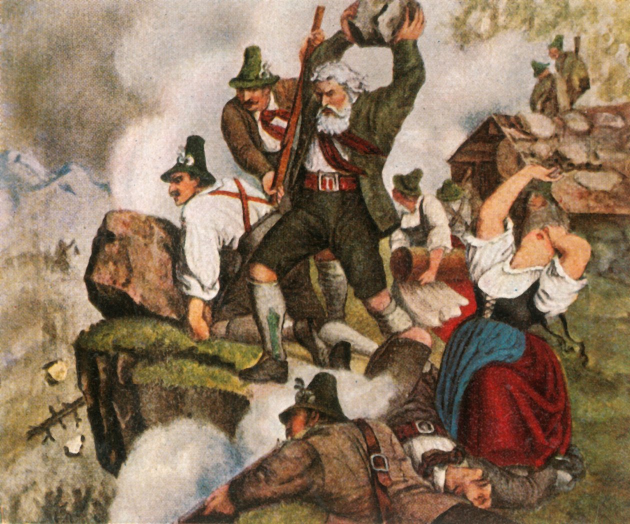 Tirolin vapaustaistelu, 1809, 1936. tekijältä Unbekannt